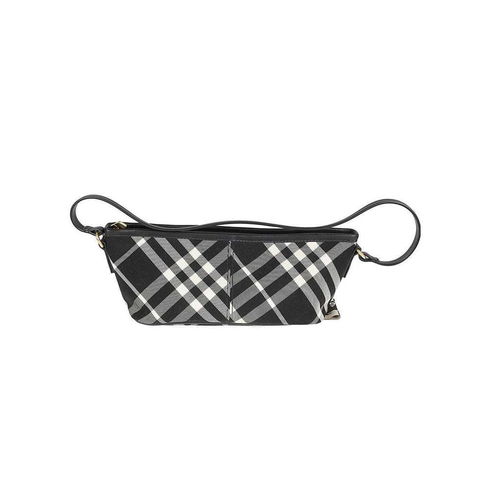 Burberry Baguette Shoulder Bag Black Calico